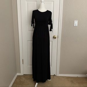Black Maxi Dress - Maternity - DAY SALE!!!
